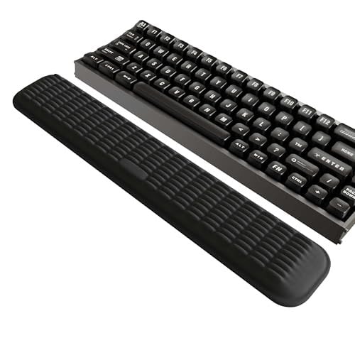 Mekass TKL Klavye Bilek Dayanağı, Süper Yumuşak Hafızalı Köpük Ergonomik Bilgisayar Bilek Destek Pedi, Rahat Masa Bilek Yastığı, Dizüstü Bilgisayar Klavyesi Kol Dayanağı, Bilekler Ağrısı Ofis Oyun