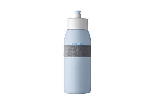 Mepal Ellipse Nordic Denim Sports su şişesi – 500 ml kapasite – Spor ve eğlence için pratik su şişesi – yumuşak çekmeli ağız parçası – bulaşık makinesinde yıkanabilir
