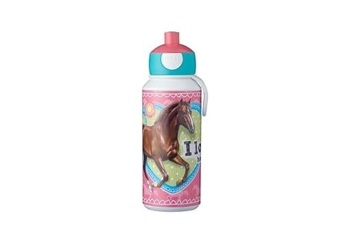 Mepal Su Şişesi 400 ml, At Desenli