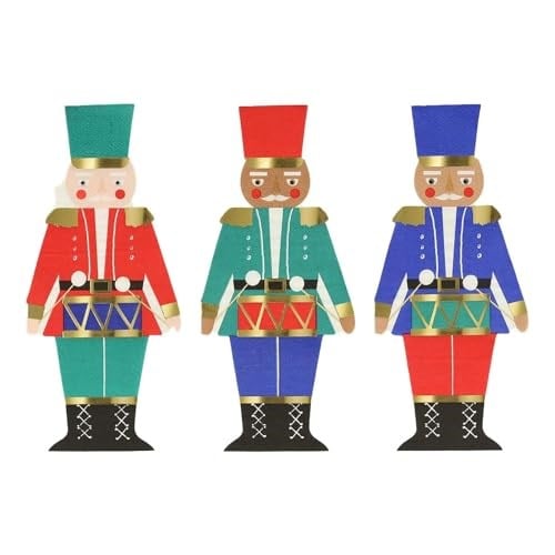 Meri Meri - Nutcracker Napkins - Nutcracker Peçeteler (16'lı)
