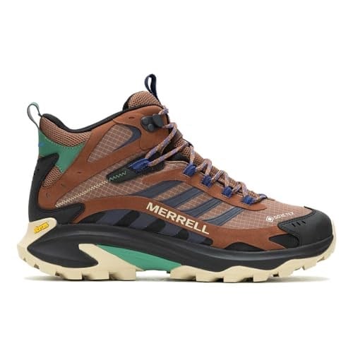 Merrell J037509 MOAB SPEED 2 MID GTX Erkek Outdoor Yürüyüş Botu Kahve siyah
