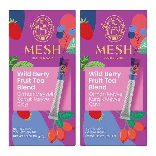 Mesh Stick Orman Meyveleri Karışık Meyve Çayı 2 Paket Bir Arada 2 x 16