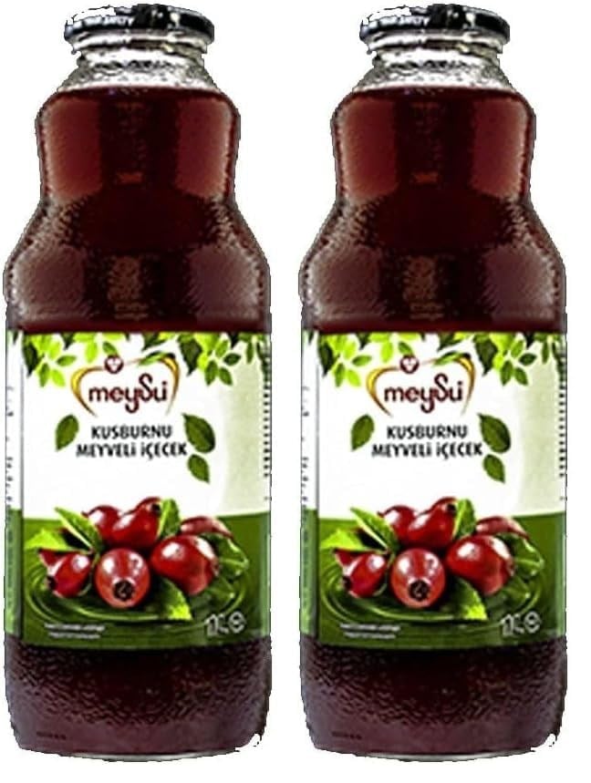 Meysu 1 Litre Kuşburnu Meyveli İçecek Şişe 2li paket