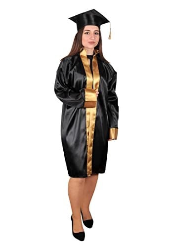 Mezuniyet Cübbesi LİSE Siyah Gold (Siyah Gold/M)
