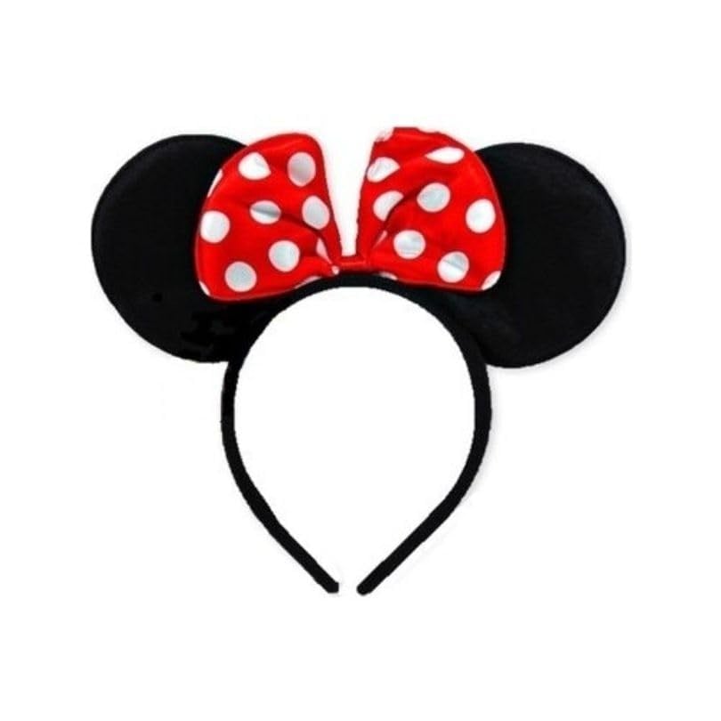 Mickey - Mini Mouse Taç Fiyonklu Taç 2 Adet