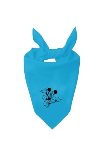 Mickey Mouse Tasarım Tek Renk Fular