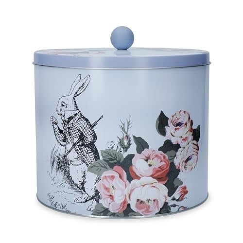 MIKASA x V&A Alice in Wonderland Teneke Bisküvi Kutusu 18x15cm, MKALBISCUIT