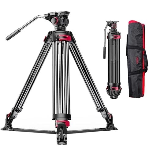 miliboo mtt609 a 168,9 cm taşınabilir alüminyum tripod, 360 derece küre başlı, 1/10,2 cm hızlı değiştirme plakası, DSLR fotoğraf makinesi/Vdeo için, toka ve zemin üzerinde tasarım daha fazla sağlamlık