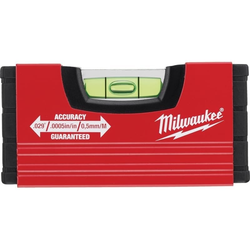 Milwaukee T4932459100 Ağır Hizmet Tipi Minibox Su Terazisi, metal