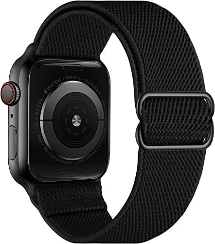 Minesk Apple Watch için Uyumlu Bilek Kalınlığına Göre Ayarlanabilir Yumuşak Kumaşlı ve İnce Görünümlü Dayanıklı Sık Dokuma K - Seçenekler: Siyah, No-2, No-3, No-4, No-5, No-7, No-10, Haki, Koyu Gri...