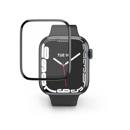 Minesk Apple Watch ile Uyumlu Nano-PPF Ekran Koruyucu Tam Kaplayan Tasarım ve Güçlü Yapışkan (41 MM) - Bedenler: 38 MM, 41 MM