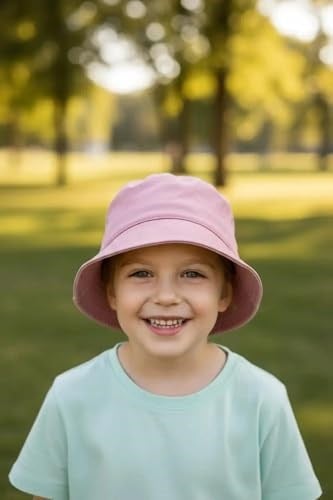 MINISO Sheforshe Renkli Bucket Şapka - Yazlık Stil, 1, 823400087, Somon, Unisex Yetişkin