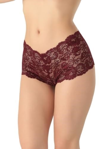 Miorre Dantel Hipster Külot -905 BORDO M-L