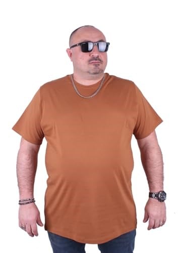 Mocgrande Büyük Beden Basic Tişört 11100 Vizon