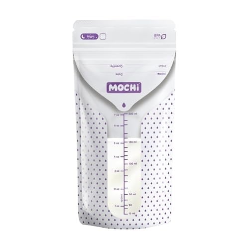 MOCHi Anne Sütü Saklama Poşeti (25'li), Beyaz/Mor - Seçenekler: 25'li, 50'li