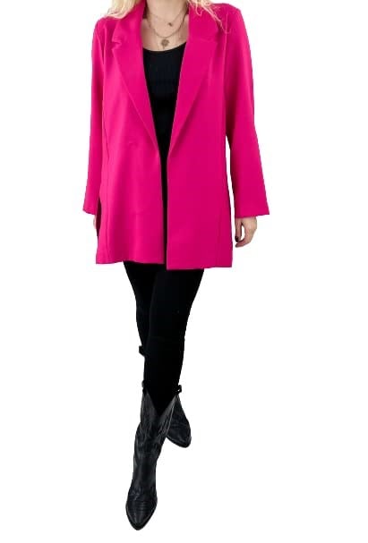 Modaonna Fuşya Blazer Ceket