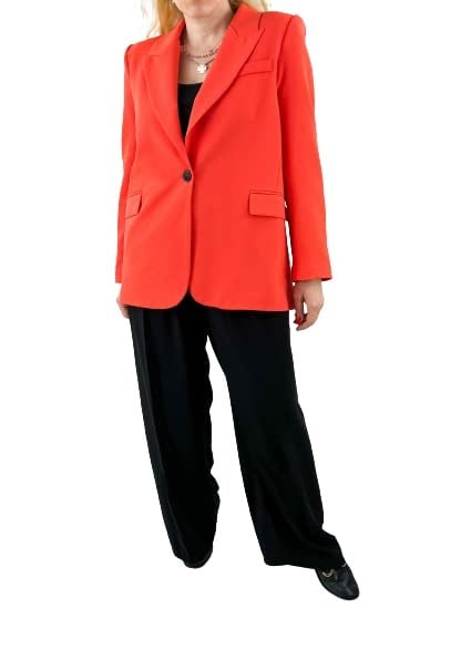 Modaonna Turuncu Astarlı Blazer Ceket
