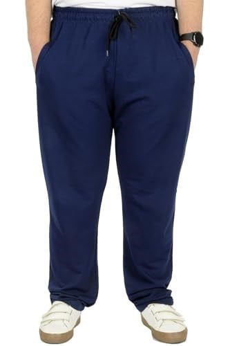 Mode XL Büyük Beden Erkek Eşofman Altı Classic 3 İp 11103 Siyah