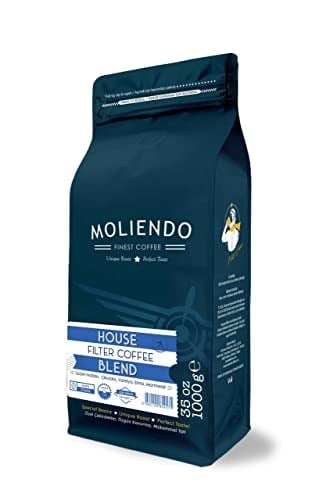 Moliendo Finest Coffee House Blend Filtre Kahve (Çekirdek) 1000 g - Seçenekler: 250 gr, 250 gr (2 paketi), 1000 gr, 1000 gr (2 paketi)