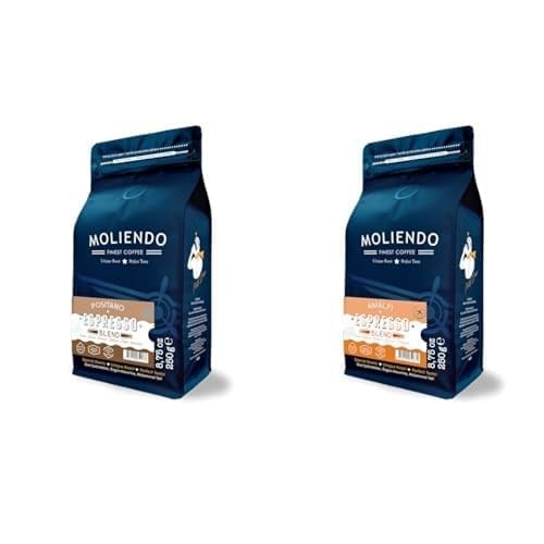 Moliendo Finest Coffee Positano Espresso Blend Kahve (Çekirdek) 250 g ve Amalfi Espresso Blend Kahve (Çekirdek) 250 g