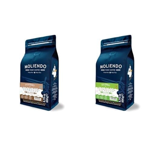 Moliendo Finest Coffee Positano Espresso Blend Kahve (Çekirdek) 250 g ve Salerno Espresso Blend Kahve (Çekirdek) 250 g