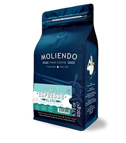Moliendo Finest Coffee Ravello Espresso Blend Kahve (Çekirdek) 250 g