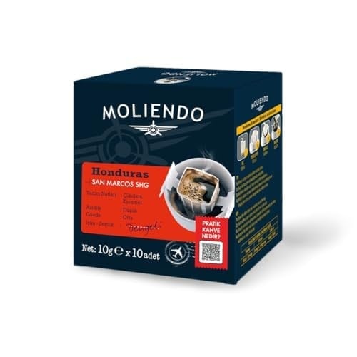 Moliendo Honduras San Marcos Shg Pratik Filtre Kahve 10x10 g