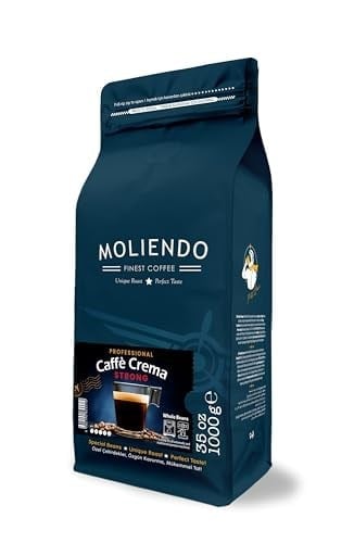 Moliendo Professional Caffe Crema Strong (Çekirdek Kahve) 1000 g