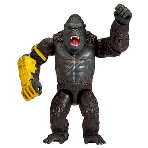 Monsterverse Godzilla for Kong The New Empire - MN303300Kong 15 cm Mafsallı Aksiyon Figürü Koleksiyonu, Son Derece Detaylı ve Aksesuarlı, 4 Yaş ve Üstü Çocuklar İçin,