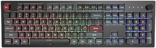 Montech MKey Darkness Oyuncu Klavyesi - GateronG Pro 2.0 Kırmızı switch Ingilizce Layout - Seçenekler: Full size, Darkness, Freedom, TKL, MKey (105 Anahtar)...