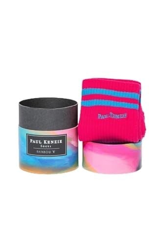Motley Socks Unisex Nakışlı Uzun Tenis Çorap - Rainbow 5
