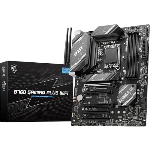 MSI B760 GAMING PLUS WIFI DDR5 Intel B760 Soket 1700 DDR5 6800(OC) MHz mATX Gaming (Oyuncu) Anakart - Seçenekler: DDR5, PRO B760-P WIFI DDR4, B760 Gaming Plus WiFi...