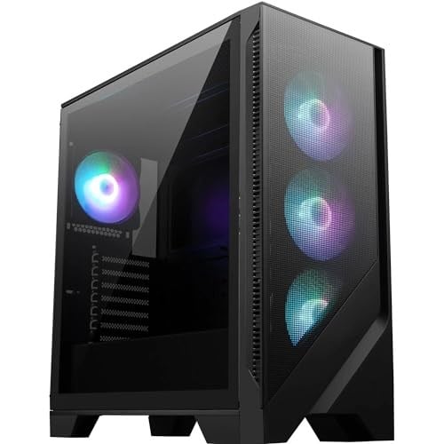 MSI MAG FORGE 320R AIRFLOW Temperli Cam 4x120mm ARGB Fan ATX Gaming Bilgisayar Kasası - Seçenekler: 320R hava akışı, 120 A, 321R hava akışı