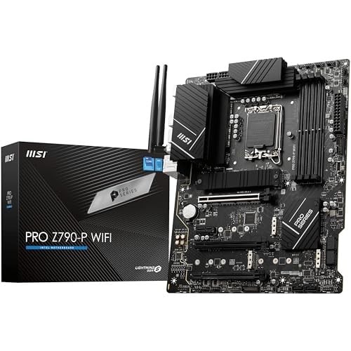 MSI PRO Z790-P WIFI DDR5 Intel Z790 Soket 1700 DDR5 7000(OC) MHz ATX Gaming (Oyuncu) Anakart - Seçenekler: Wi-Fi 6, Wi-Fi 7