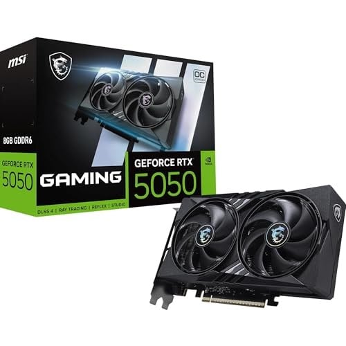 MSI VGA GEFORCE RTX 5050 8G GAMING OC RTX5050 8GB GDDR6 128B DX12 PCIE 5.0 X16 (3XDP 1XHDMI)