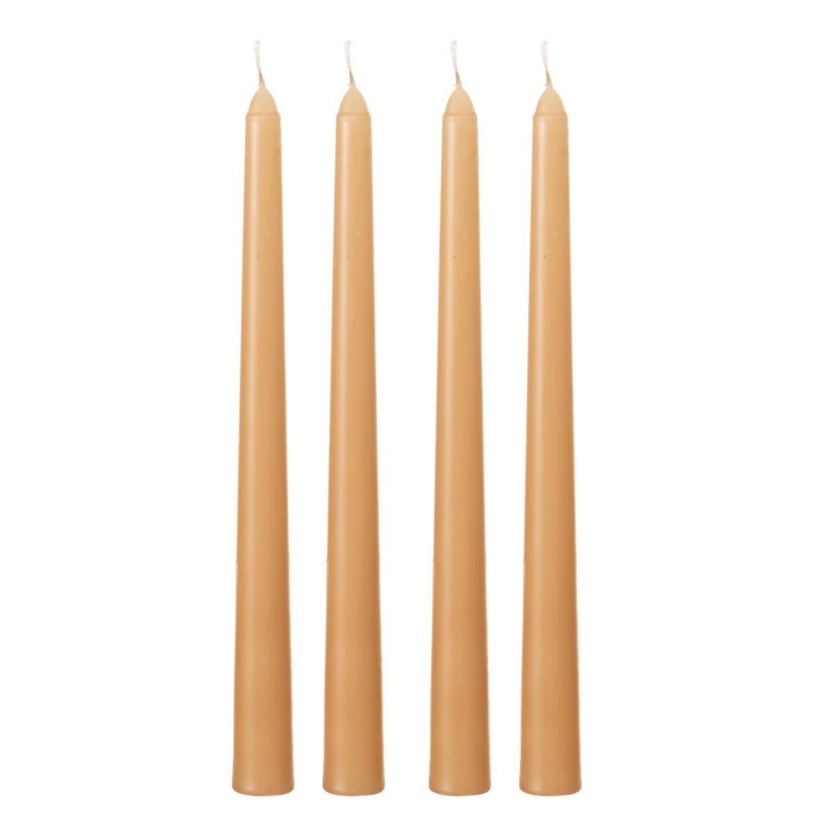 Mudo Home 4lü Şamdan Mum Bej 25cm