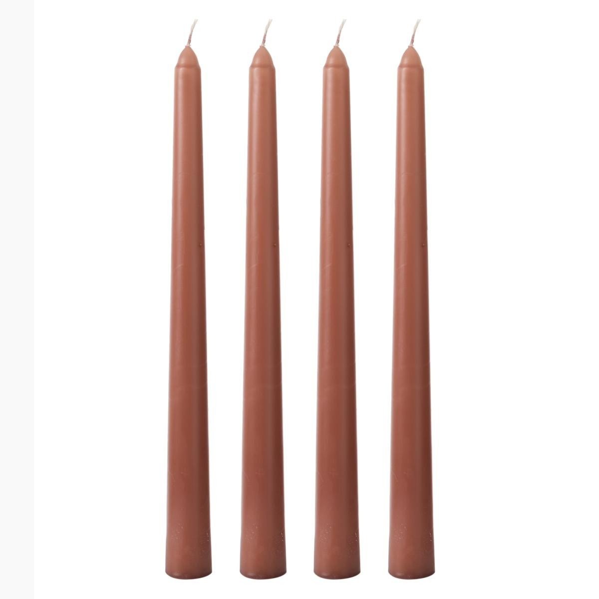 Mudo Home 4lü Şamdan Mum Latte 25cm