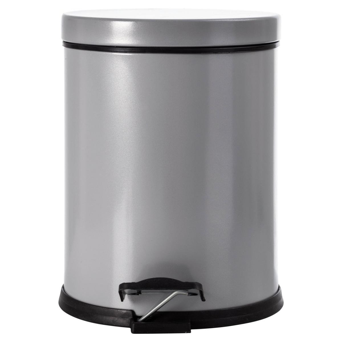 Mudo Home 5 Lt Pedalli Çöp Kovasi Gri̇