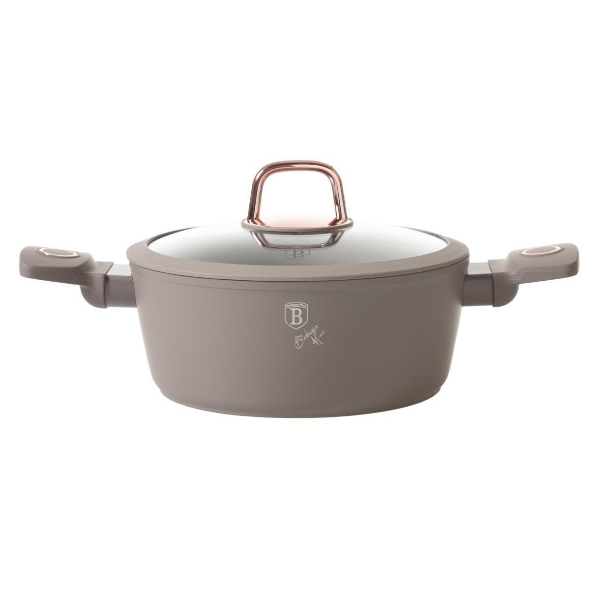 Mudo Home Berlinger Haus Sahara Deri̇n Tencere 22 Cm Taupe