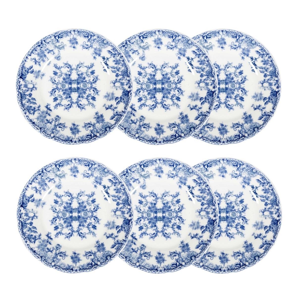 Mudo Home Blue Dream Pasta Tabağı Seti̇ 6li- 20 Cm