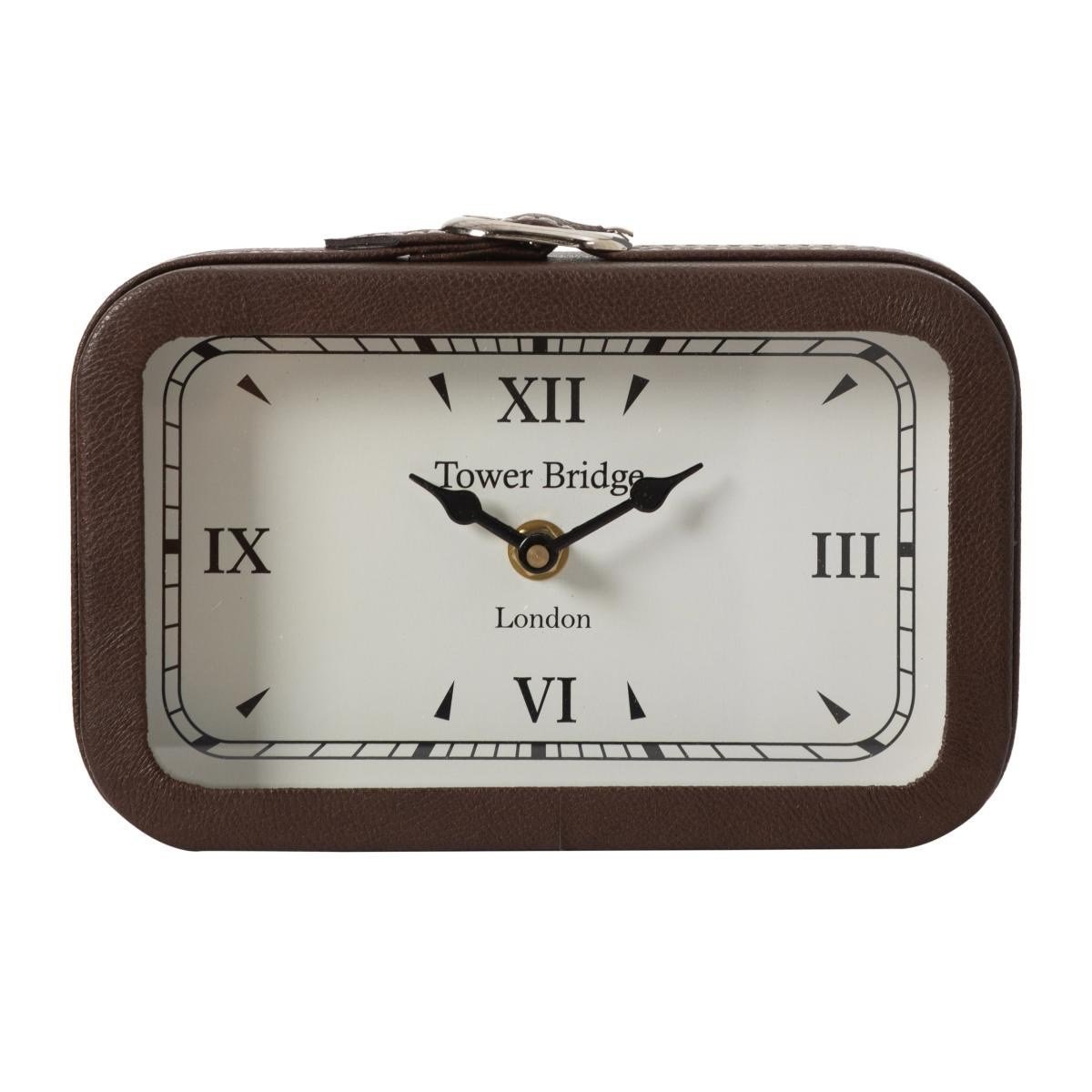 Mudo Home Brown Class Masa Saati̇ 21x14 Cm