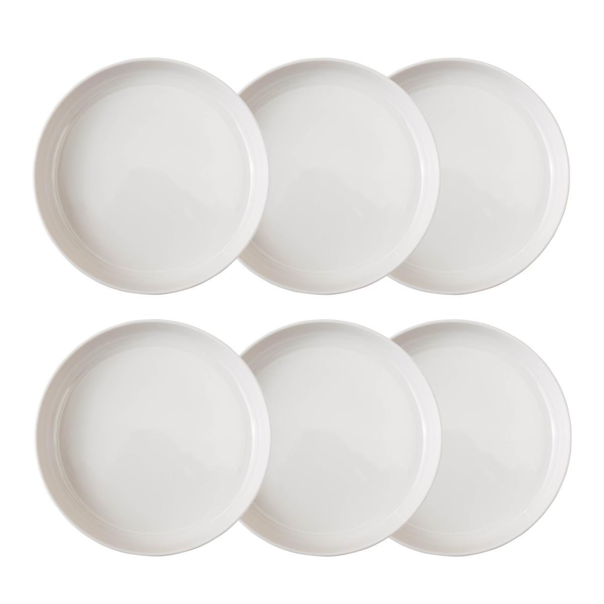 Mudo Home Ephesus White Çukur Tabak Seti̇ 22cm - 6li
