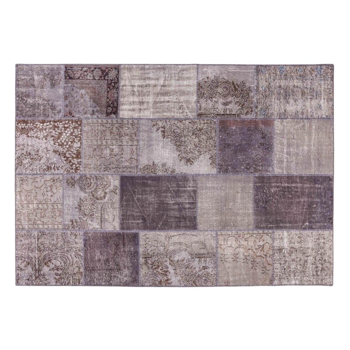 Mudo Home Lima Patchwork Hali Gri̇ 200x300