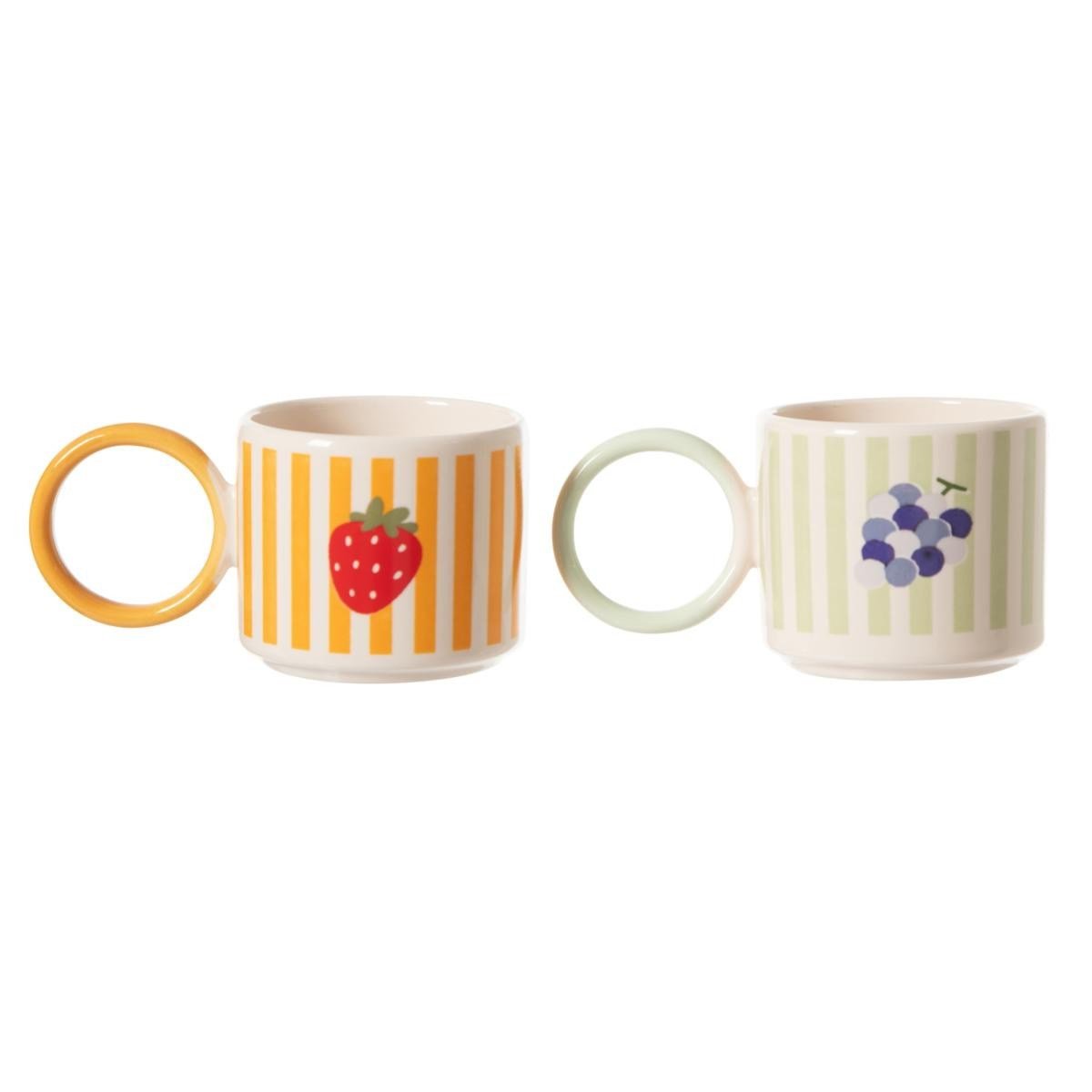 Mudo Home Meyveli̇ Kupa 2'li̇ Set