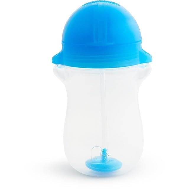 Munchkin Click Lock Tip & Sip Straw Trainer Cup| Bebek ve Küçük Çocuk Samanlı Sippy Bardaklar | BPA İçermeyen Dökülmeyen Bardak | Sütten Kesilen Bebek Hasır Bardak| Ağırlıklı Hasır Çocuk Bardakları|10