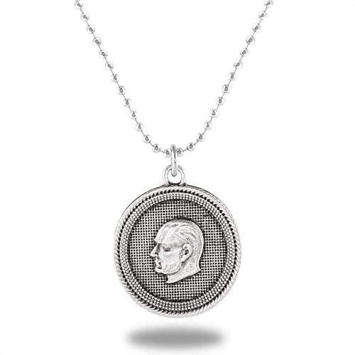 Mustafa Kemal Atatürk Madalyon Kolye - CAZ0137