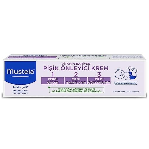 Mustela Mustela Vitamin Barrier Cream 1 2 3 Pişik Kremi 50 ml 1 Paket