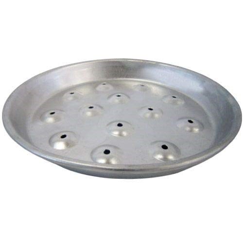 Mutfak Delikli Alüminyum Pizza Tepsisi Tavası 22 cm
