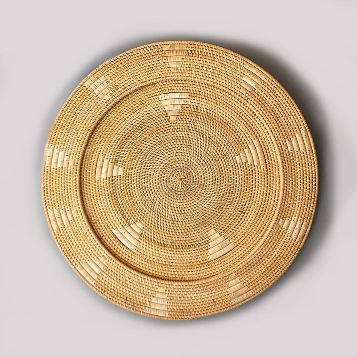 Mylamp Sumba Elegance Rattan Duvar Tabağı 80x6 Cm