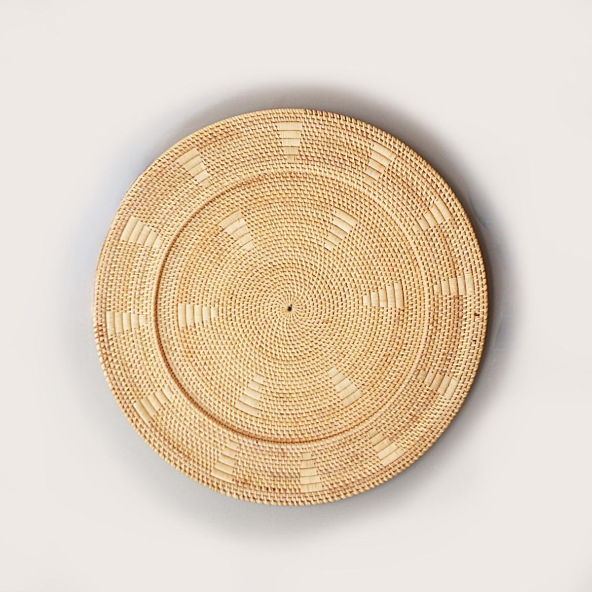 Mylamp Sumba Elegance Rattan Duvar Tabağı 60x6 Cm